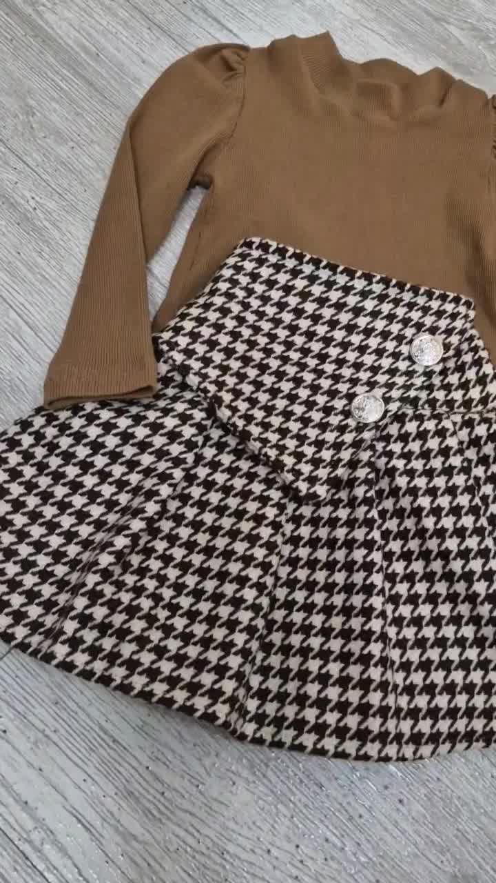 لباس دخترانه ست بلوز و دامن و کلاه|کفش و لباس بچه|داراب, |دیوار