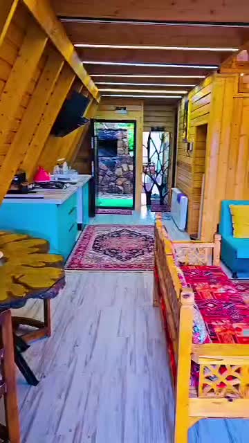 کلبه بهشت تک خوابه دردل جنگل جکوزی کیایی|اجارهٔ کوتاه‌مدت ویلا و باغ|رامسر, |دیوار