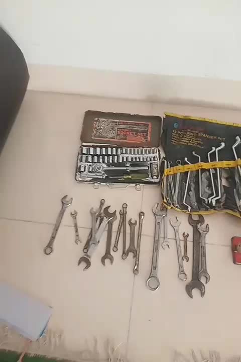 آچار دوسر رینگ جک بکس کامل وچند عدد آچار تکی جرمنی|ابزارآلات|ایلام, |دیوار