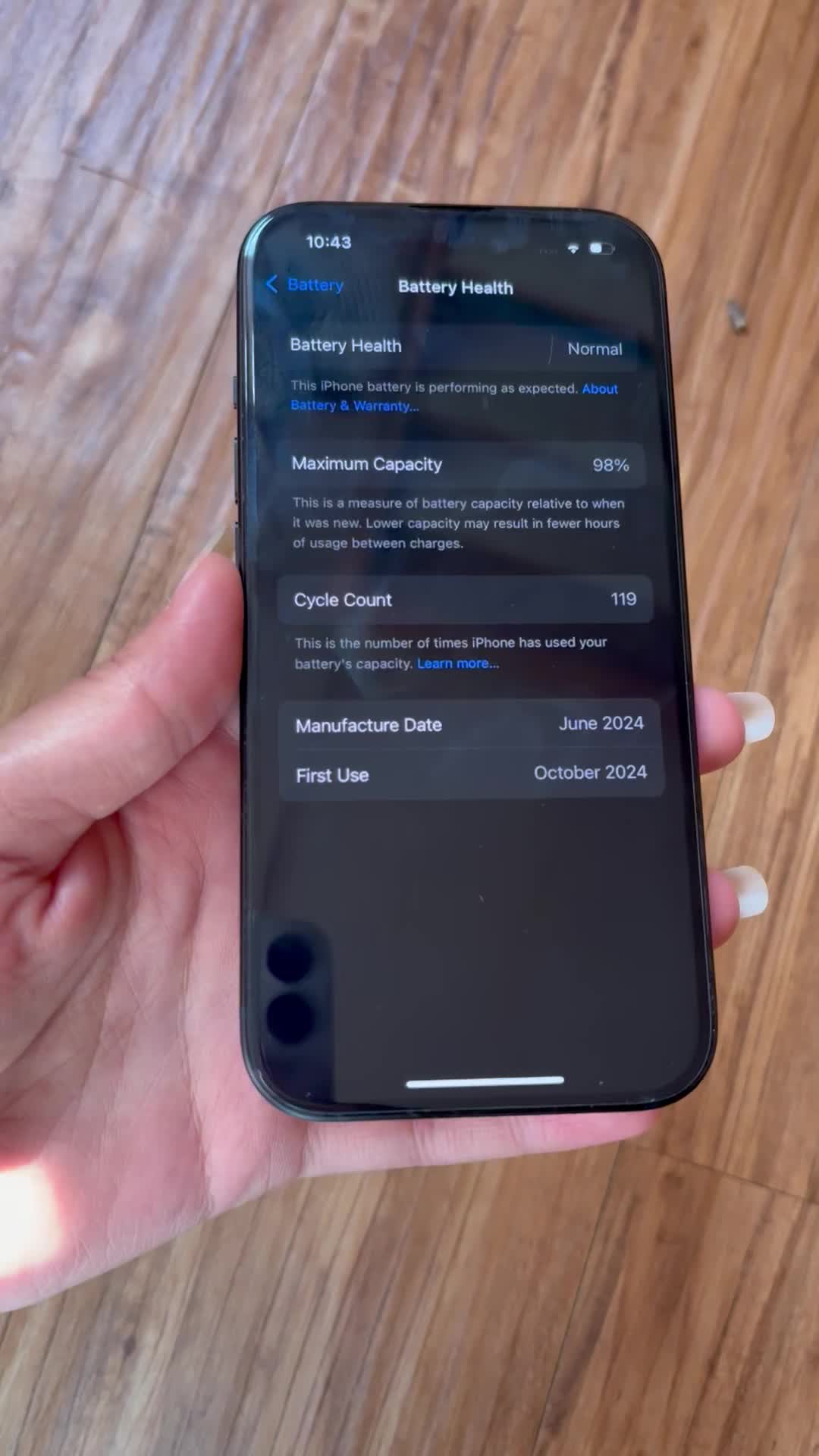 ایفون 15نرمال مشکی 128بدون ریجستری|موبایل|قائمشهر, |دیوار