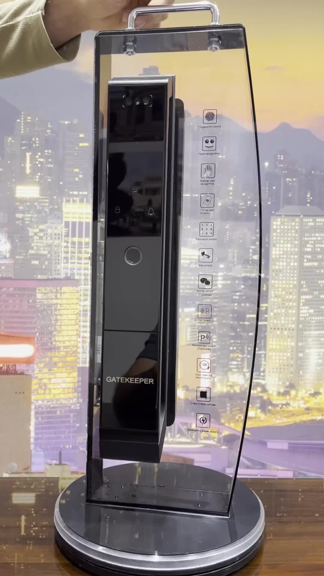 قفل هوشمند / دستگیره دیجیتال/ قفل تشخیص چهره|مصالح و تجهیزات ساختمان|شیراز, ستارخان|دیوار