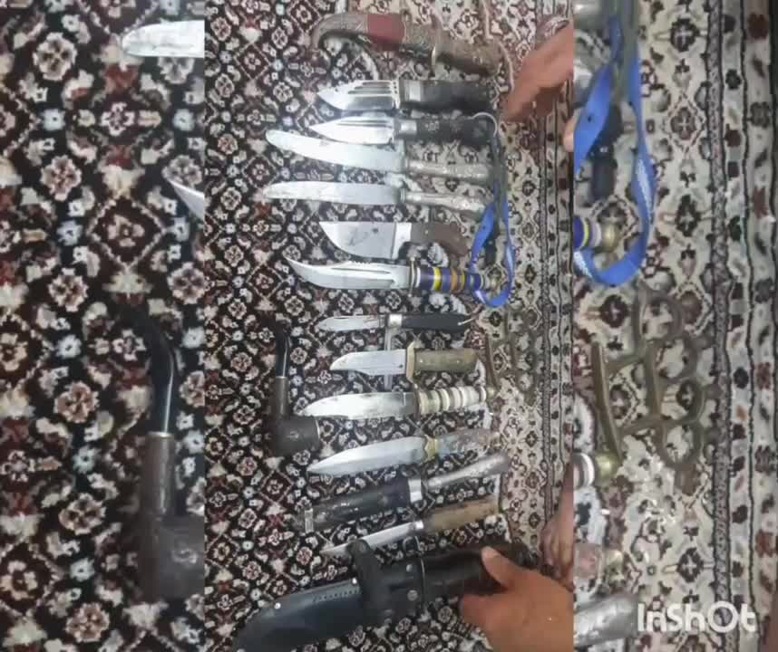 چاقوهای قدیمی وکلکسیونی|کلکسیون اشیاء عتیقه|تهران, خاک سفید|دیوار