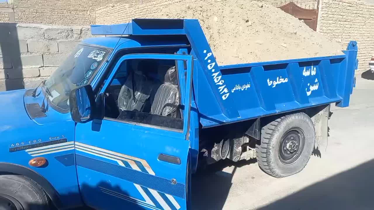 حمل شن شسته نخودی بادامی خاک مل ریگ نخاله ساختمان|خدمات حمل و نقل|زابل, |دیوار