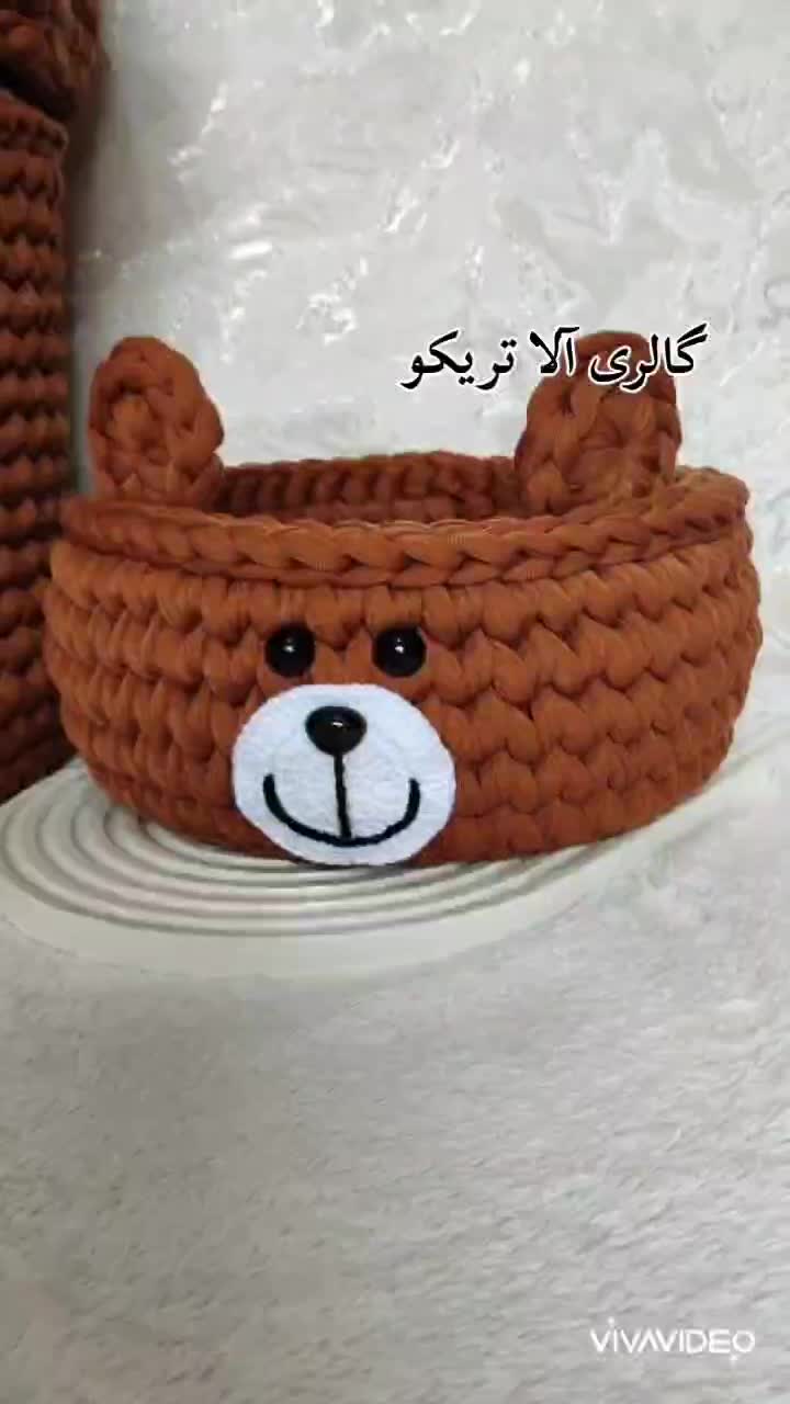 سبد تریکو باکس نظم دهنده سیسمونی کودک مدل خرسس تدی|اسباب و اثاث بچه|تهران, فلسطین (میدان انقلاب)|دیوار