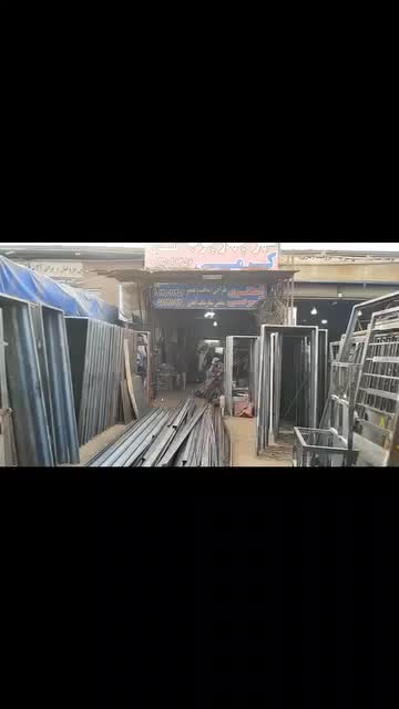 درب حیاط ورودی چهارچوب فلزی فرانسه فرانسوی مکزیکی|مصالح و تجهیزات ساختمان|ری, صالح‌آباد شرقی|دیوار