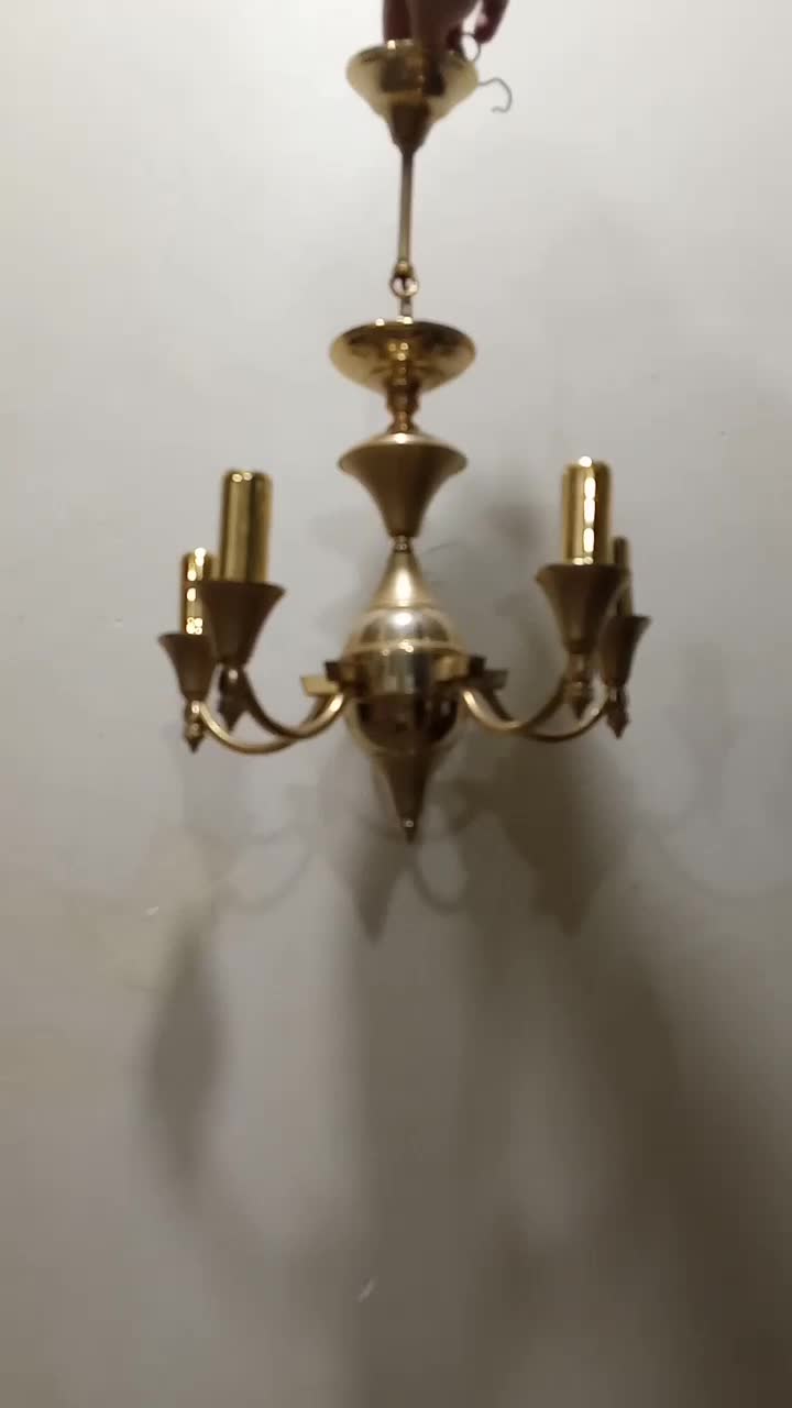 لوستر چهار شمع و پنج شمع|لوستر و چراغ آویز|اهواز, گلستان|دیوار