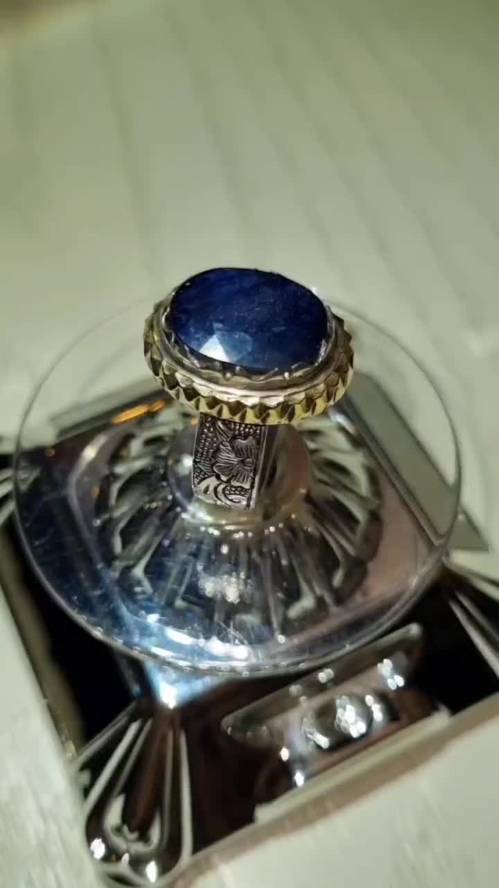 انگشتر یاقوت کبود طبیعی|جواهرات|مشهد, الهیه|دیوار