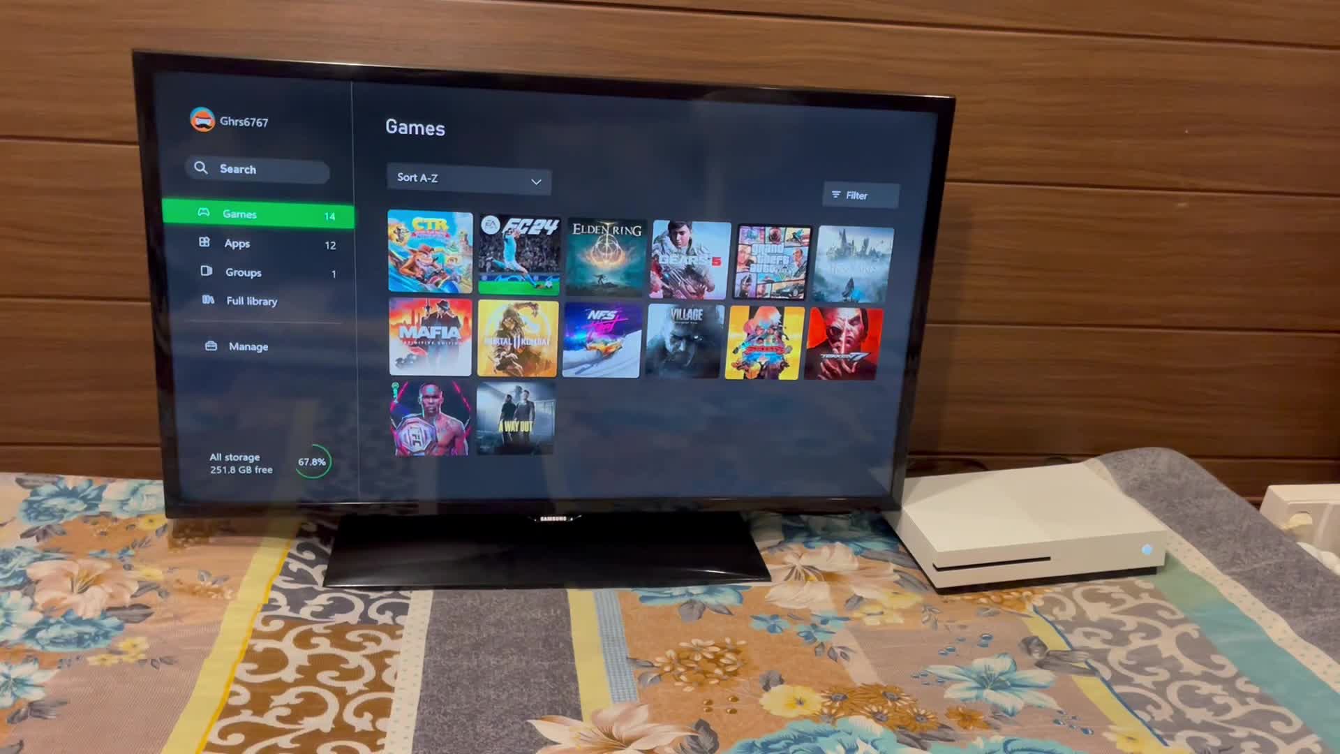 ال سی دی ۴۰اینچ سامسونگ با x box11ترا|کنسول، بازی ویدئویی و آنلاین|تنکابن, |دیوار