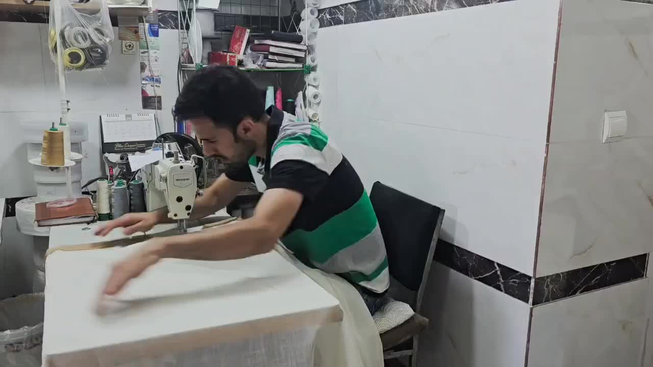 دوخت پرده|پرده، رانر، رومیزی|کرج, شهرک یاس جنوبی|دیوار