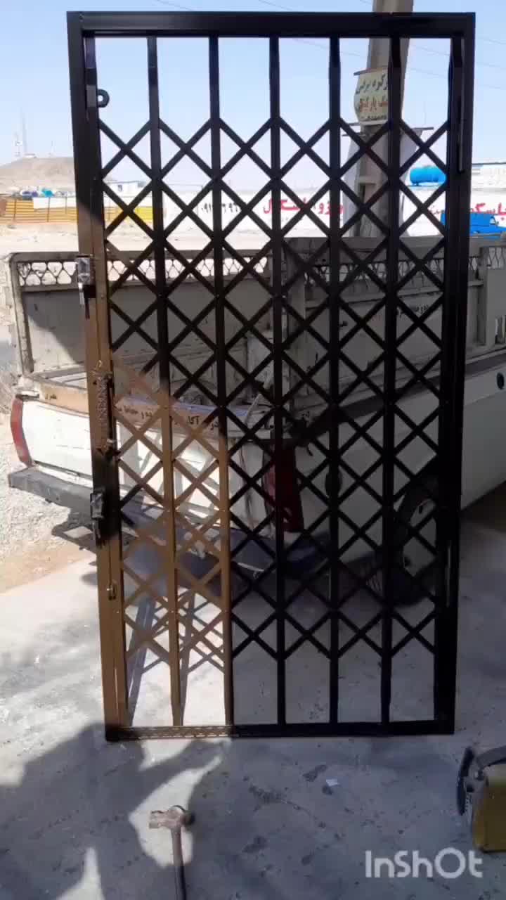 درب آکاردئونی حفاظ پنجره نرده جوشکاری آهنگری|مصالح و تجهیزات ساختمان|پرند, فاز ۳|دیوار