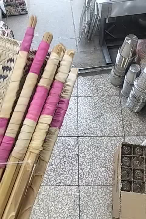 بادبزن حصیری بادزن حصیری بافق یزد|صنایع دستی و سایر لوازم تزئینی|قم, تکیه آقا سید حسنی|دیوار