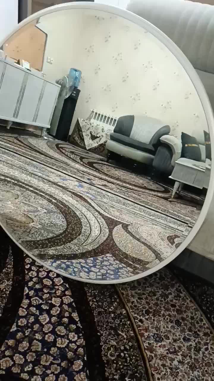 کنسول بزرگ ب همراه آیینه گرد بزرگ و میز تی وی|بوفه، ویترین، کنسول|سیرجان, |دیوار