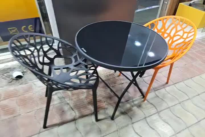 میز غذا خوری تاشو با صندلی پلیمری نشکن|میز و صندلی غذاخوری|ایلام, |دیوار