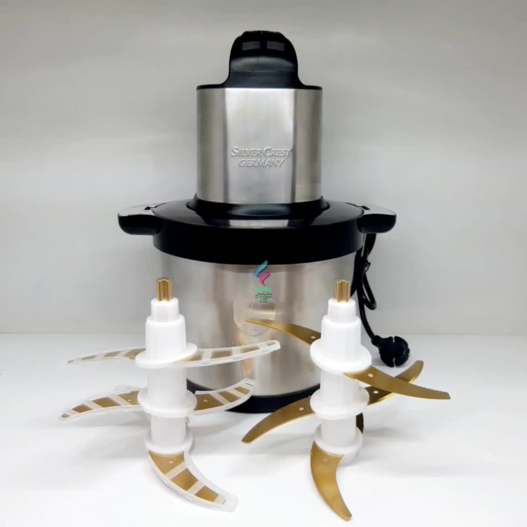 خردکن 8 لیتراصلی گیربکسی سیلورکرست+غذاساز+چرخ گوشت|خردکن، آسیاب، غذاساز|مشهد, هفده شهریور|دیوار