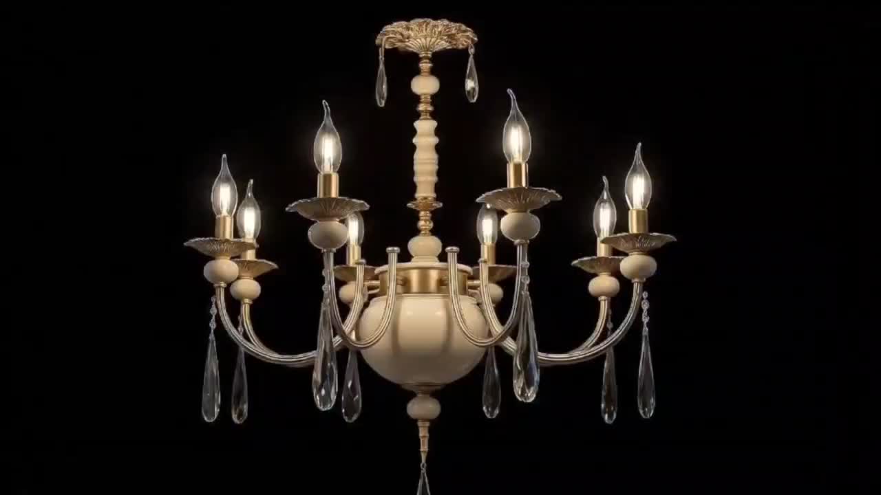 لوستر مدل جدید شب نما ۸ شاخه متوسط|لوستر و چراغ آویز|کرج, ساسانی (قلمستان)|دیوار