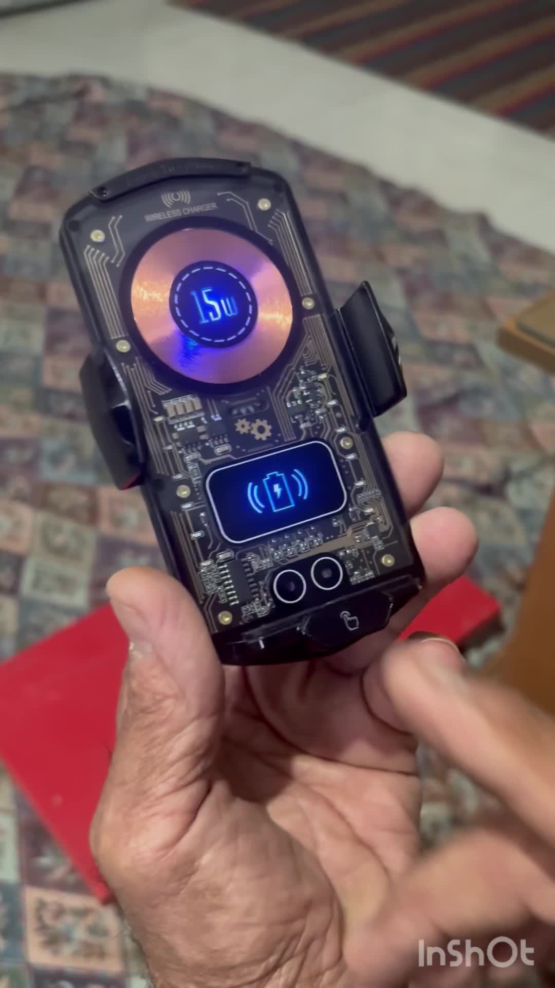 پایه نگهدارنده و شارژر بی سیم گوشی موبایل مدل A6|لوازم جانبی موبایل و تبلت|اندیشه, شهرک صدف|دیوار