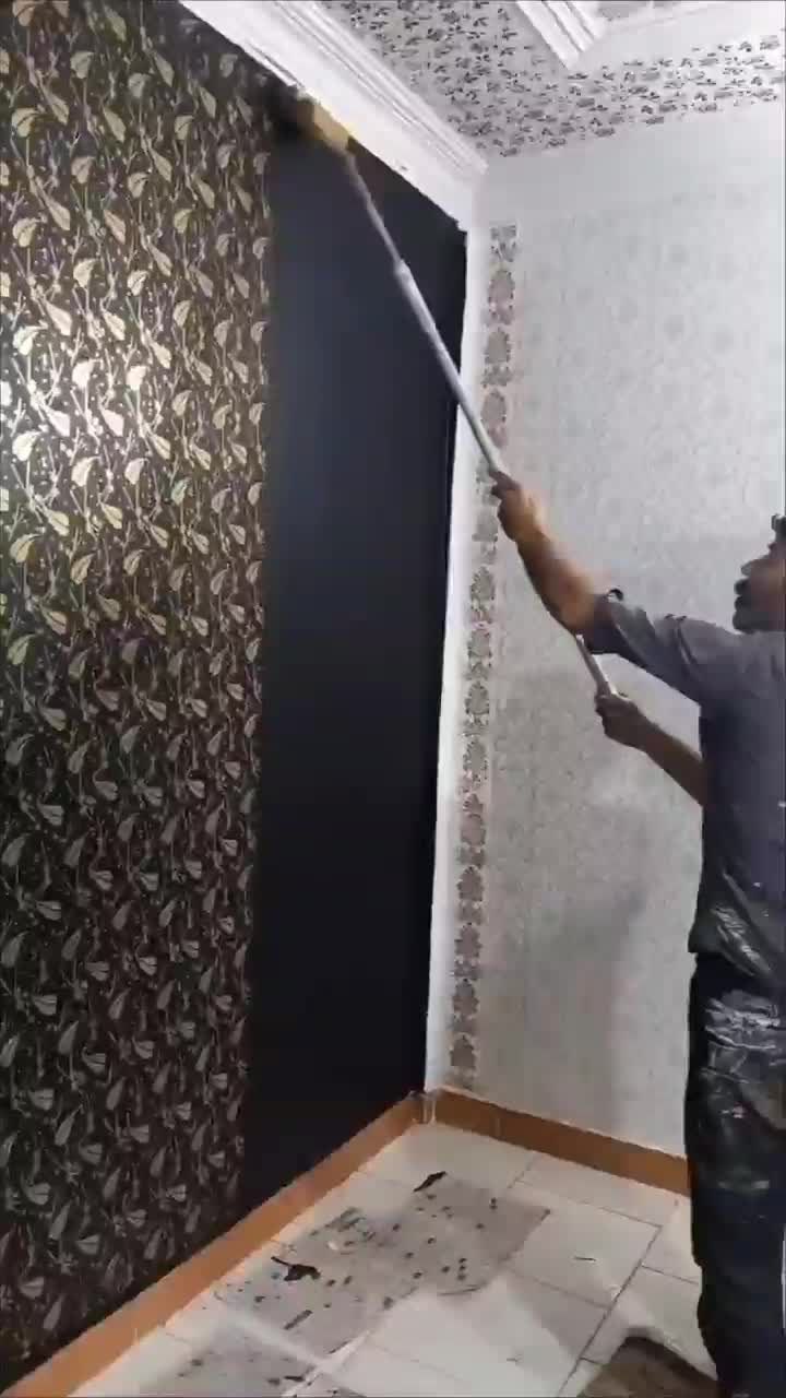 رنگ‌آمیزی‌ساختمان‌وطرح‌شبیه‌به‌کاغذدیواری|خدمات پیشه و مهارت|کرمان, |دیوار