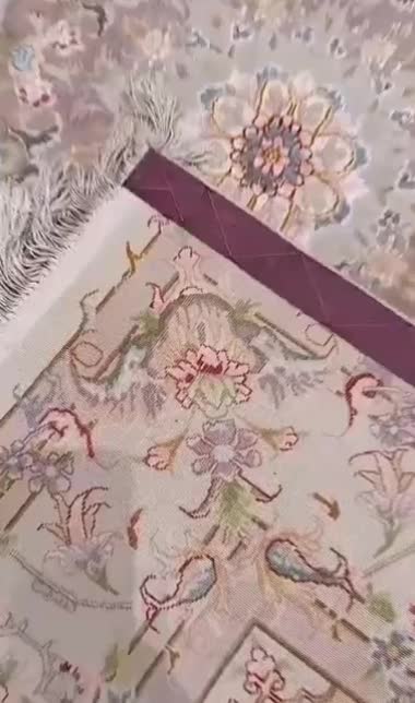 فرش دستبافت چله ابریشم 3 متری|فرش|رشت, بلوار گیلان|دیوار