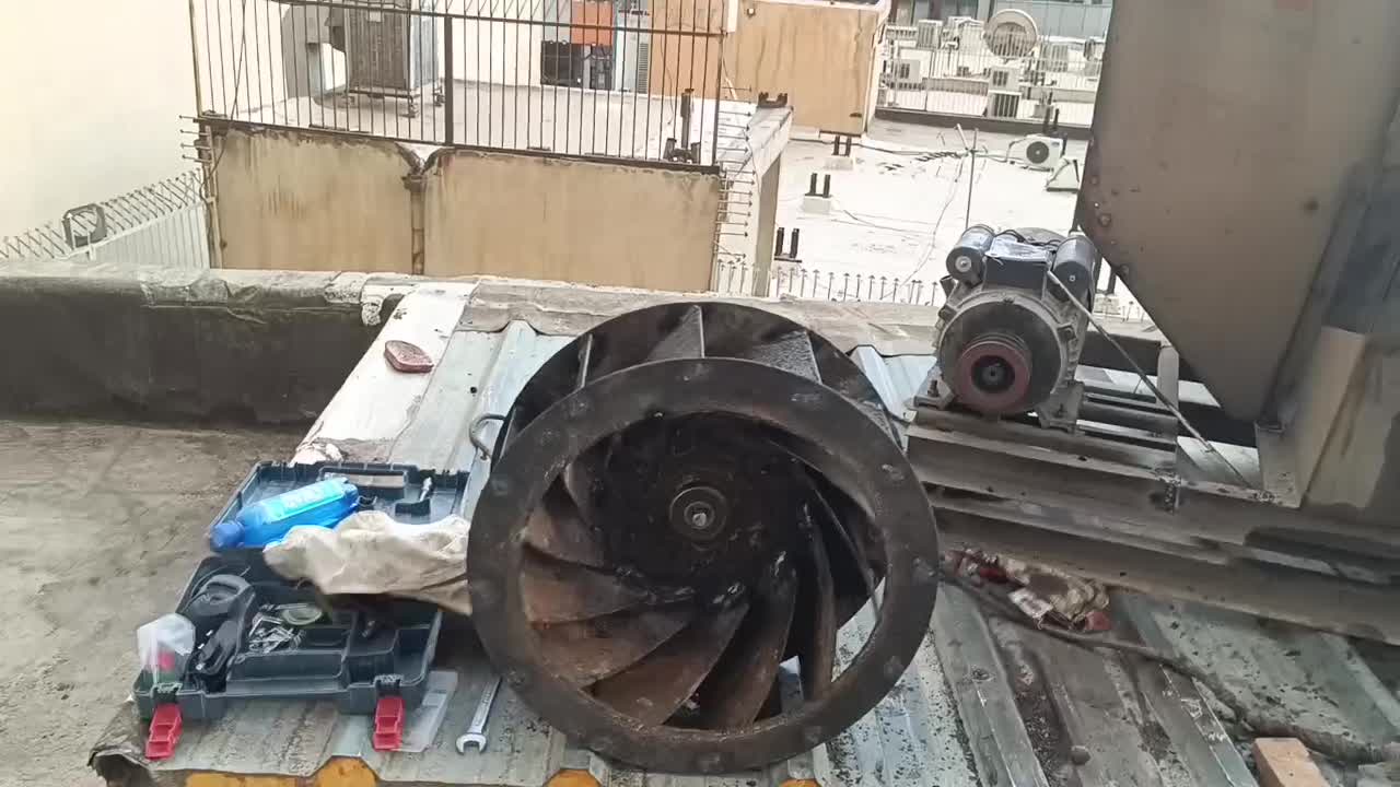 تعمیر،بالانس.رفع لرزش فن سانتریفیوژ،هواکش،هواساز|ماشین‌آلات صنعتی|قزوین, |دیوار