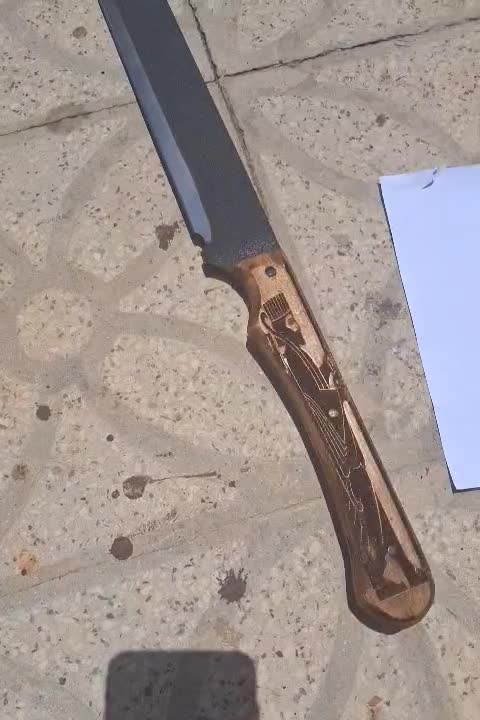 داس همه کاره بزرگ۶۰cm(شمشیر،تبر ساطور،بامبوزن،تیشه|کوهنوردی و کمپینگ|شیراز, شاهچراغ|دیوار