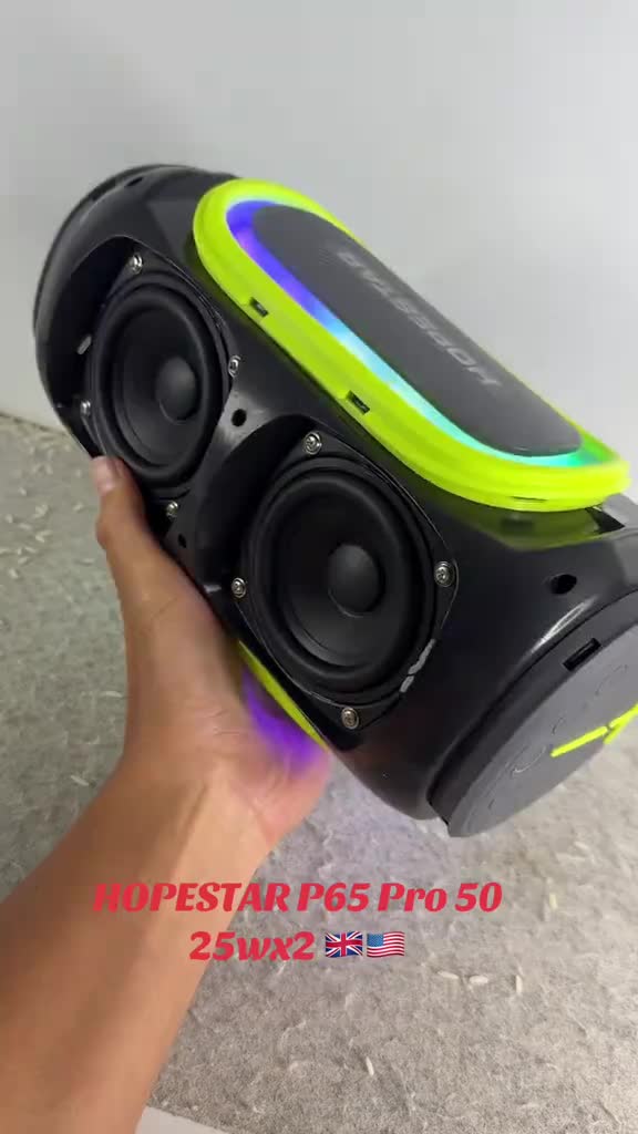 اسپیکر 50 واتی اورجینال هوپ استار HOPESTAR A65 PRO|پخشکننده همراه|زنجان, |دیوار