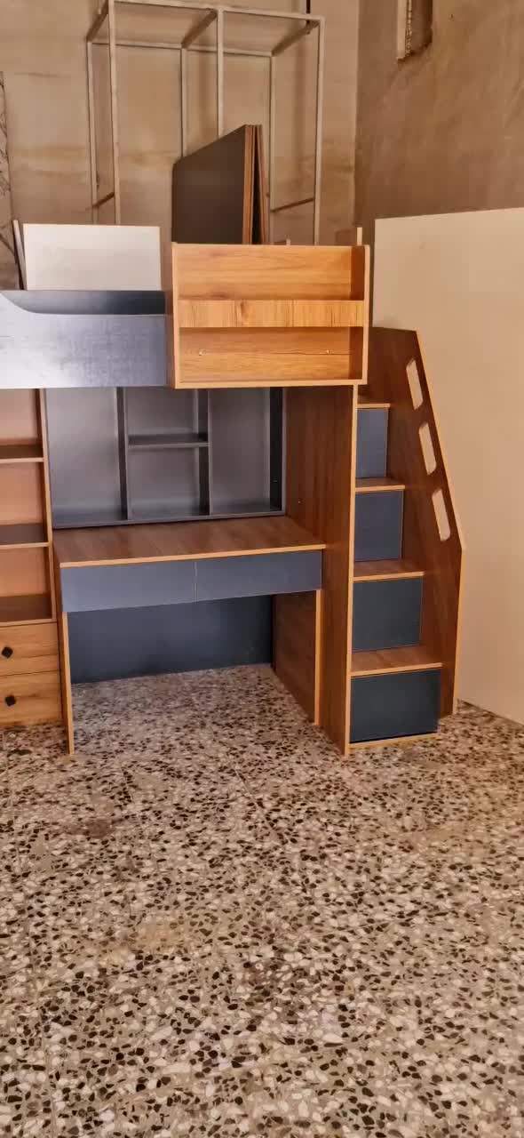 تخت دوطبقه مجموعه یکنفره|تخت و سرویس خواب|اصفهان, بهارستان|دیوار