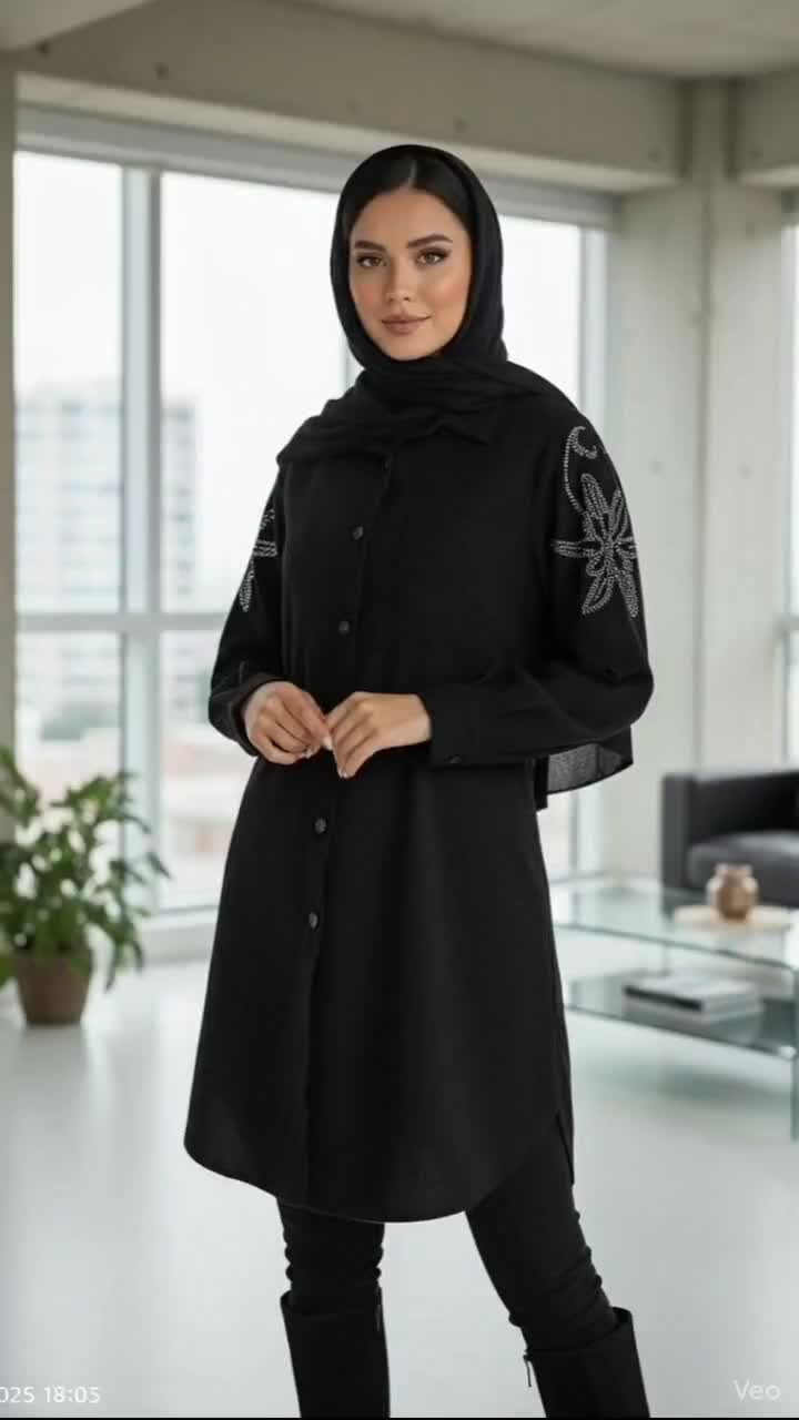 مانتو زنانه مخمل کبریتی نگین قد ۹۰ ارسال رایگان|لباس|خلیل آباد, |دیوار