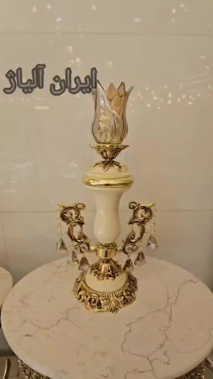 ساعت رومیزی شمعدونن کنارسالنی شمعدان|صنایع دستی و سایر لوازم تزئینی|مشهد, طلاب|دیوار