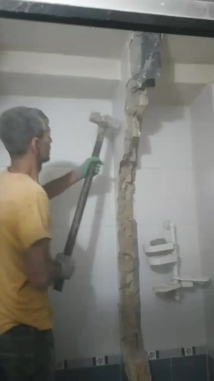 تخریب بنایی تعمیرات کاشی گچ بندکشی لوله|خدمات پیشه و مهارت|کرج, فاز ۳ گوهردشت|دیوار