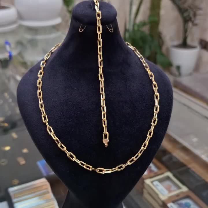 گردنبند و دستبند هرمس بدون اجرت ومالیات فقط ۹ درصد|جواهرات|رشت, فلسطین|دیوار