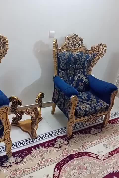 مبلمان ۹ نفره سلطنتی با میز ناهار خوری ۸ نفره|مبلمان خانگی و میز عسلی|ورامین, ورامین|دیوار