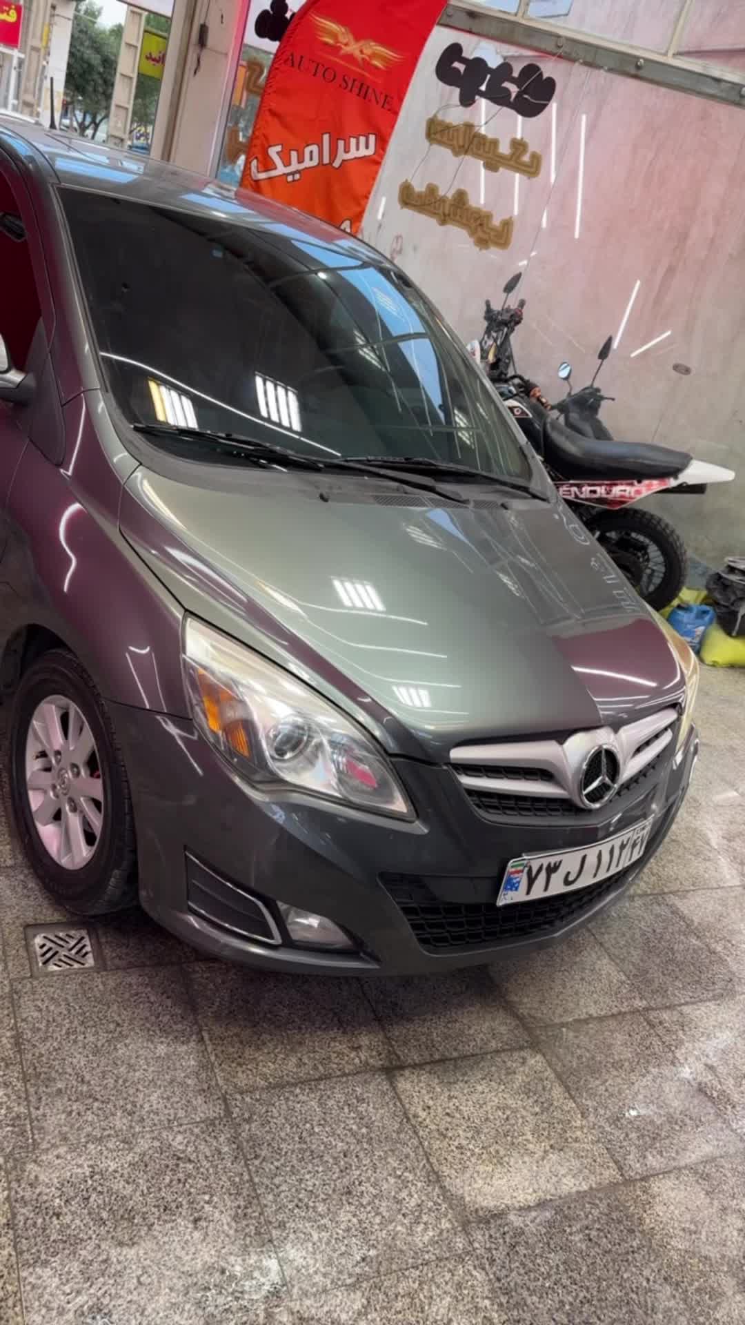 *نصب تخصصی شیشه دودی،کاور و uv*|خدمات موتور و ماشین|اراک, |دیوار