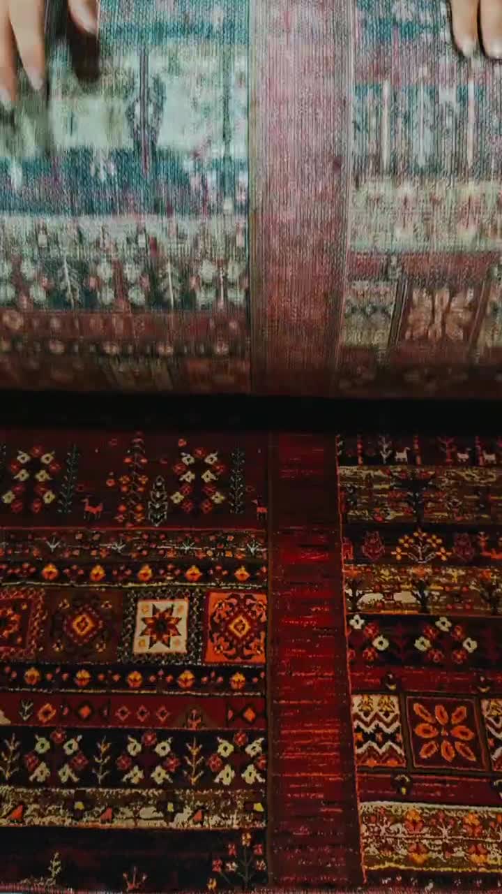 نقشه هرمز/کناره لاکی/طرح جدید/فرش لاکی|فرش|قم, امامزاده ابراهیم|دیوار