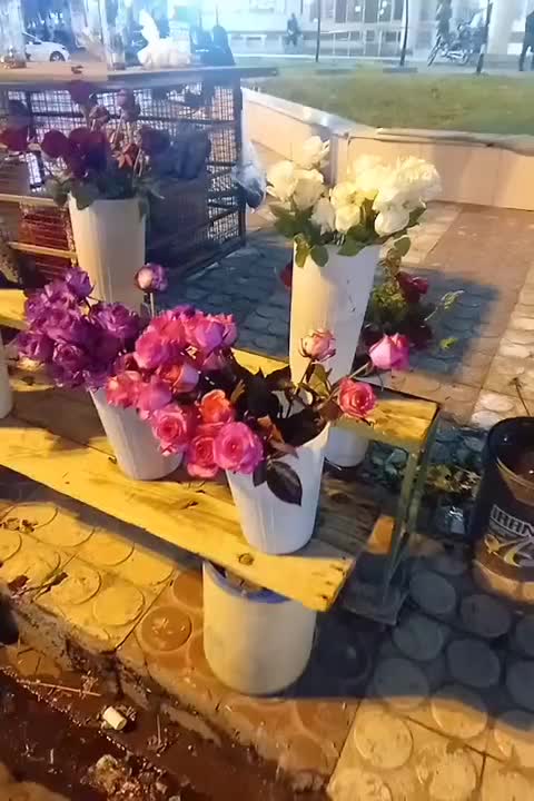 گل رزبارنگهامختلف باتازینات کامل|گل مصنوعی|بهبهان, |دیوار