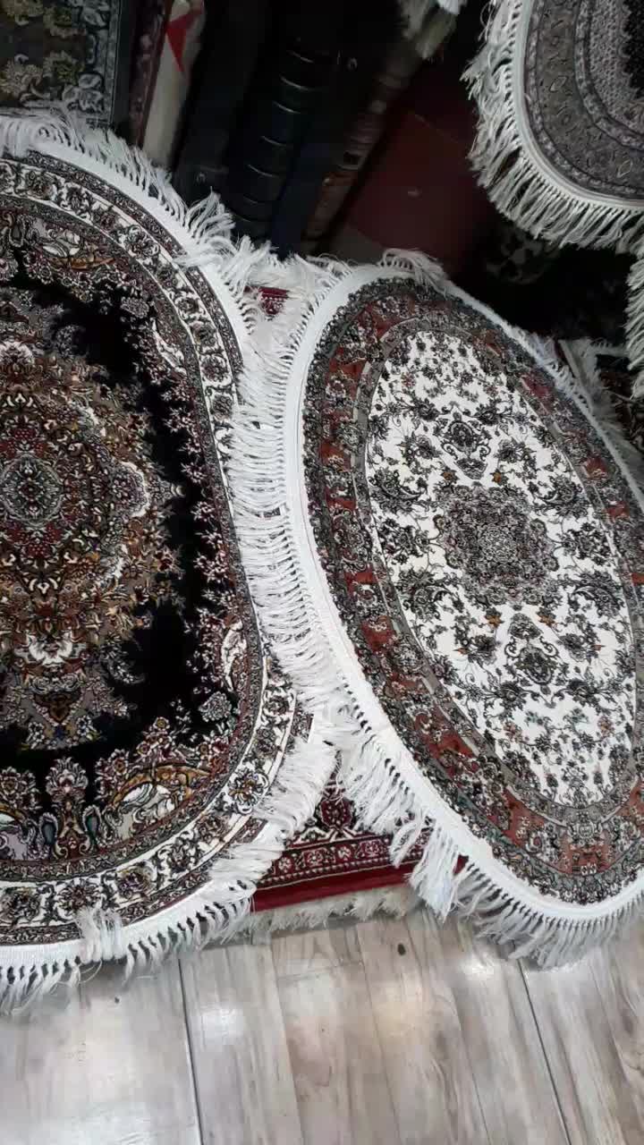 فرش بیضی ۷۰۰شانه اولیا سایز  ۱×۱/۵ متر|فرش|تبریز, |دیوار