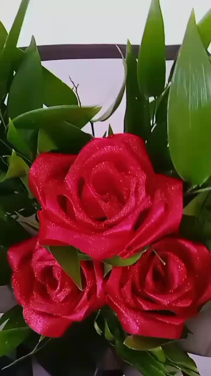 دسته گل روبانی و انواع باکس گل|گل مصنوعی|گرگان, |دیوار