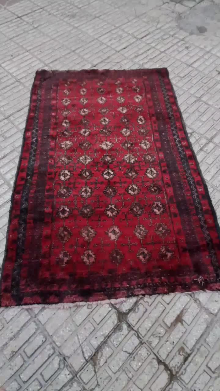 قالیچه ۲ متری دست باف ۱۰ ساله پر پشم|فرش|تربت جام, میان جام|دیوار