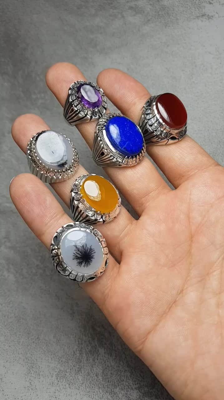 انگشتر نقره مردانه و زنانه با بهترین کیفیت و قیمت|جواهرات|بیرجند, |دیوار