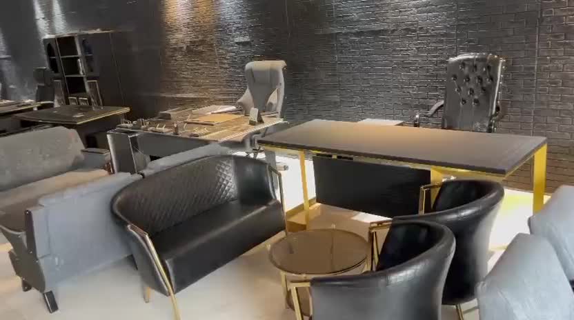 مبلمان اداری چرم کریستال براق|دفتر کار|کرج, فاز ۱ مهرشهر|دیوار