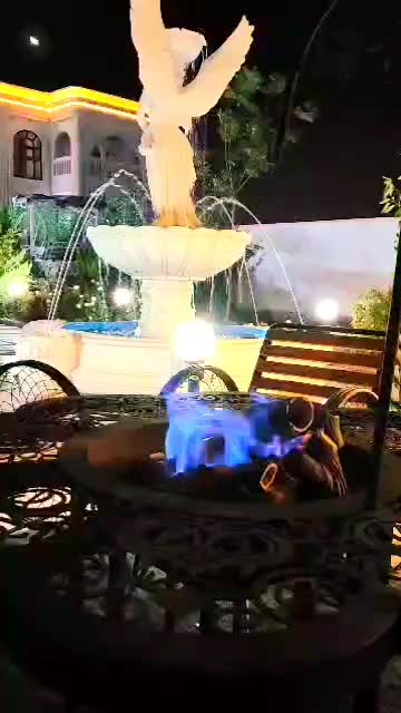 آتشدان فایر پیت آتشکده گازی ذغالی هیزمی صندلی باغی|بخاری، هیتر، شومینه|قدس, شهر‌قدس|دیوار