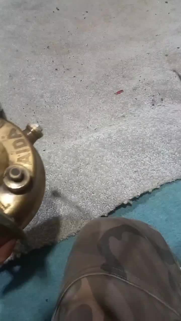 چراغ پریموس تمام برنجی آلمانی قدیمی اصل|کلکسیون اشیاء عتیقه|خاوران, |دیوار