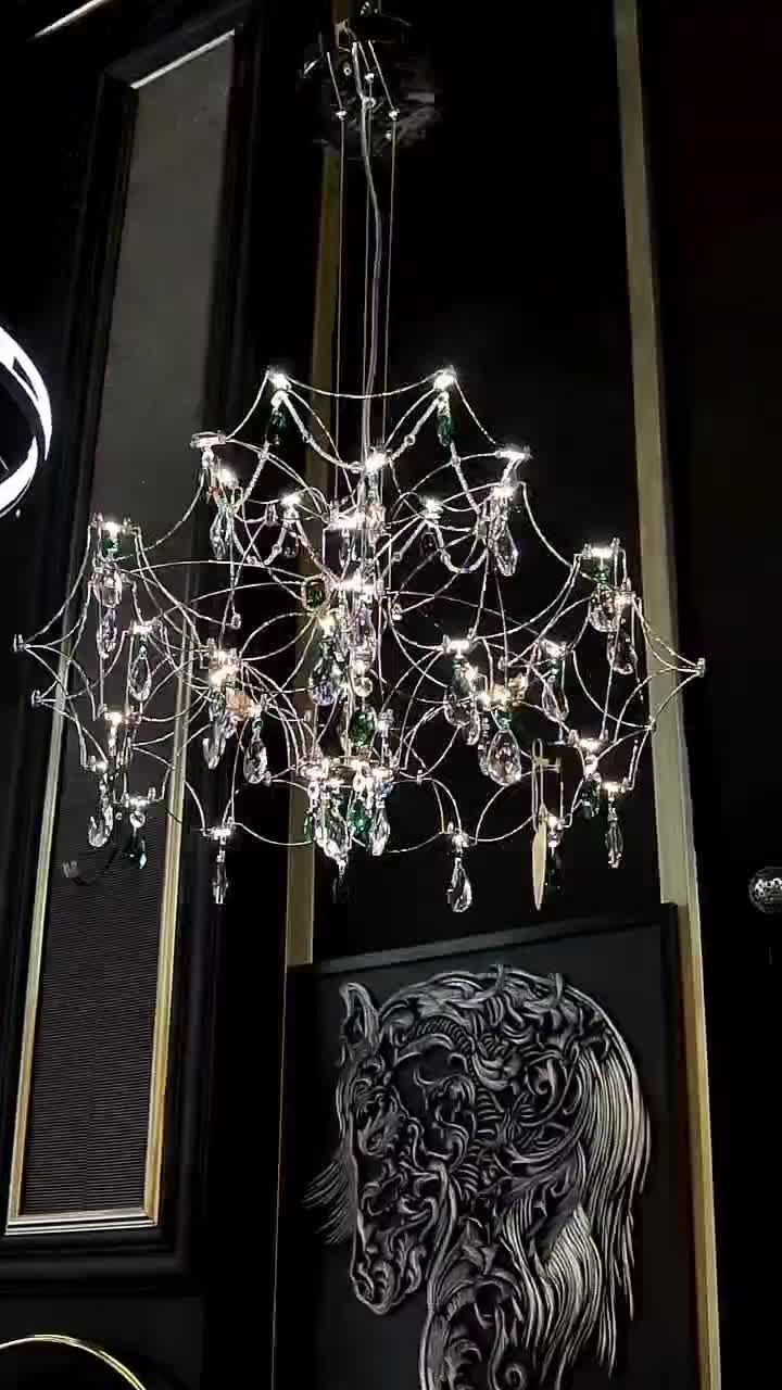 لوستر وارداتی کلاسیک مدرن شاهکار عظمت هنر و مهندسی|لوستر و چراغ آویز|همدان, |دیوار