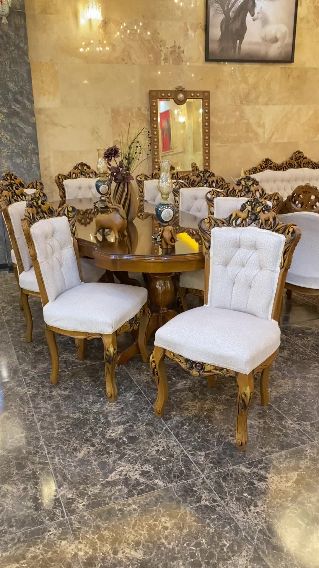 مبلمان و ناهارخوری مدل کویین فرانسوی|مبلمان خانگی و میز عسلی|تهران, جوادیه تهرانپارس|دیوار