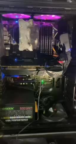 کامپیوتر گیمینگ با گرافیک ۸ گیگ rx580 سه فن|رایانه رومیزی|رشت, گلباغ نماز|دیوار