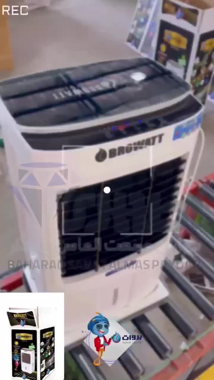 کولر آبی پرتابل برووات کنترل دار ۲۴ هزار لمسی|کولر گازی و فن‌کوئل|مشهد, شهرک رازی (شهرک غرب)|دیوار