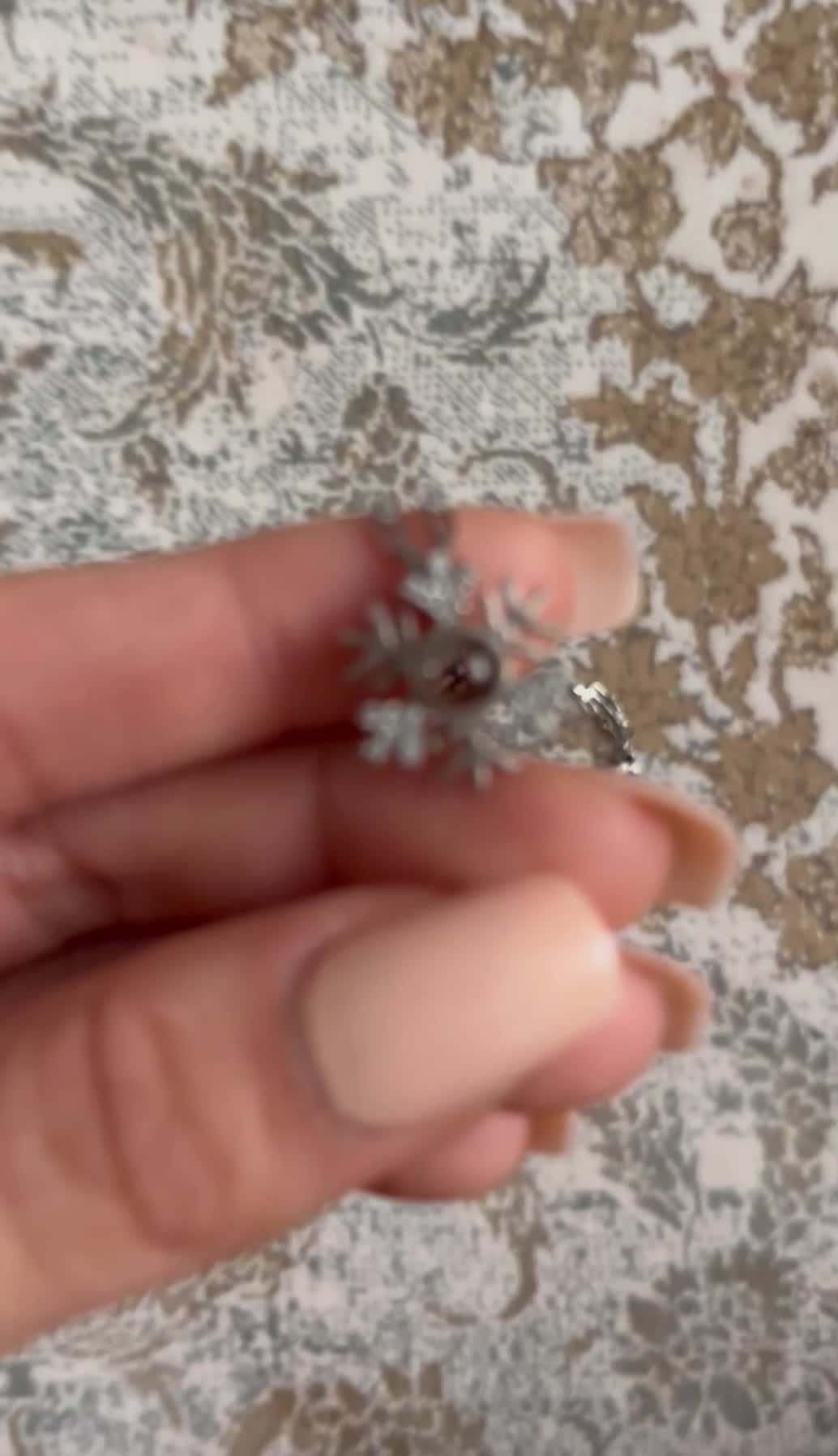 گردنبند برف نقره با سنگ خاص|بدلیجات|مشهد, سرافرازان|دیوار