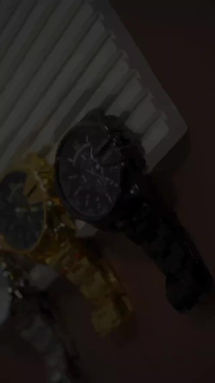 ساعت مچی DIESEL مردانه طلایی صفحه مشکی مدل U700|ساعت|آبادان, |دیوار