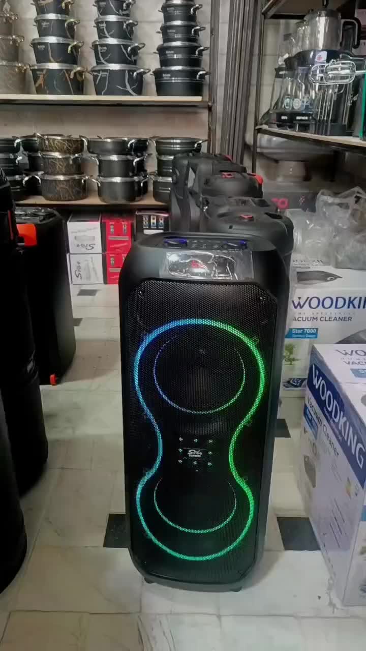 اسپیکر شارژی طرح جی بی ال 80سانتی خردکن قابلمه|سیستم صوتی خانگی|قم, سید معصوم|دیوار