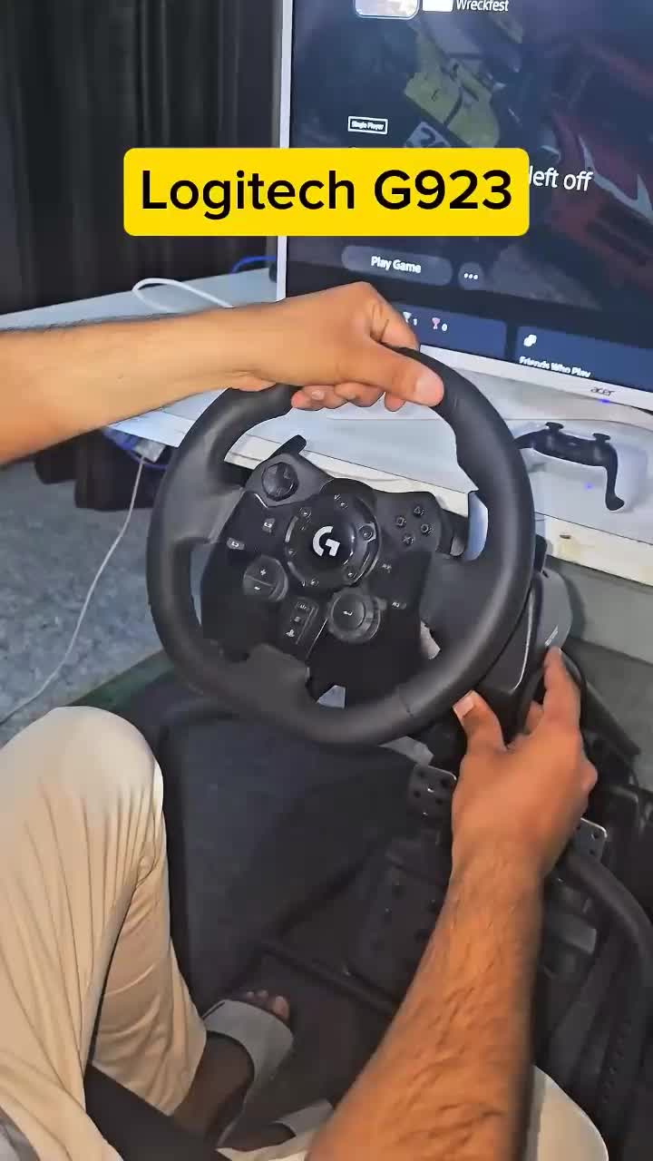 فرمان بازی  logitech  g923|کنسول، بازی ویدئویی و آنلاین|اصفهان, سعادت‌آباد|دیوار