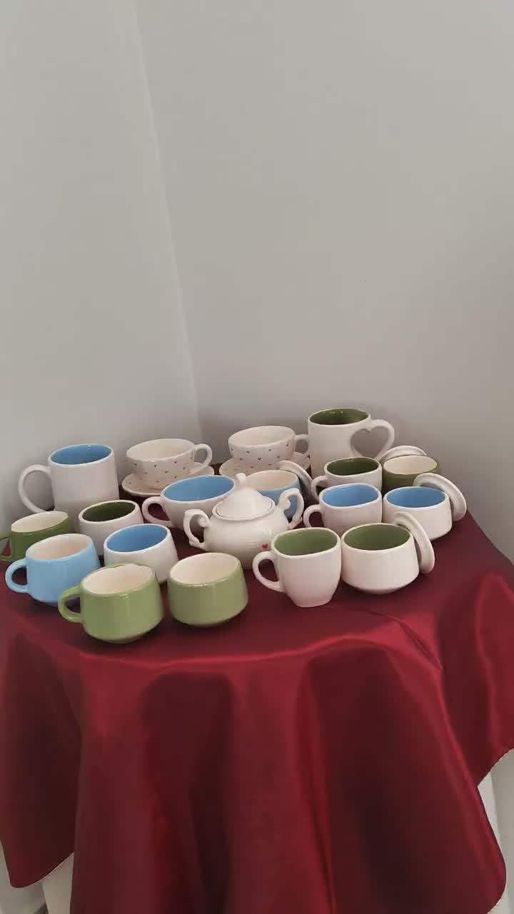 فنجان،قندان،لته،ماگ سرامیکی|ظروف سرو و پذیرایی|شاهین‌شهر, خبرنگار|دیوار